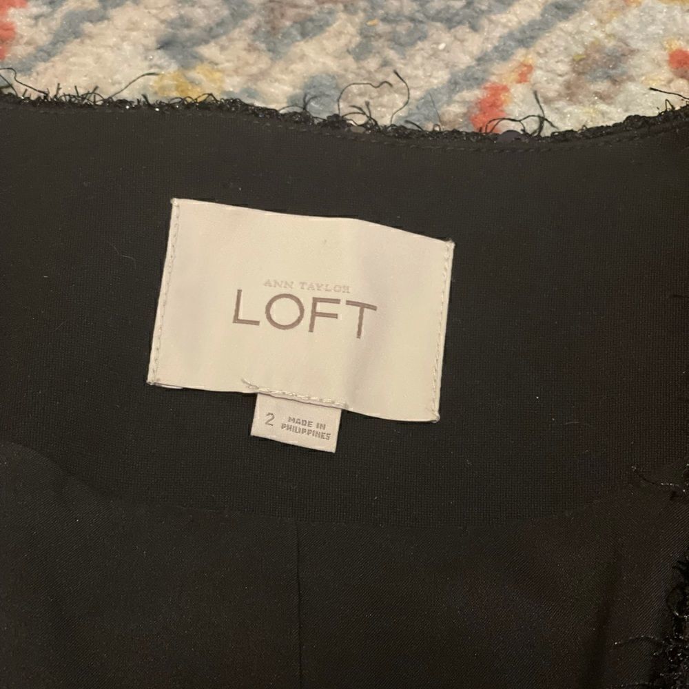 LOFT Sequin Knit Open Blazer Jacket - Picture 3 of 3